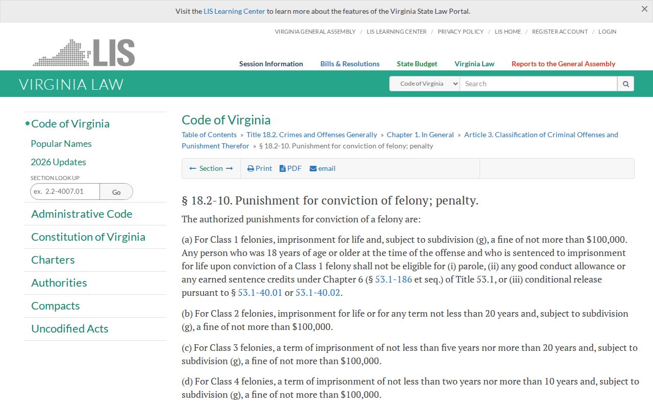 Grayson County Fries criminal records felony classifications source